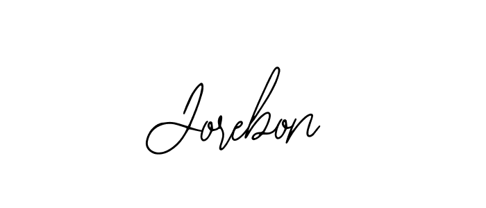 Jorebon stylish signature style. Best Handwritten Sign (Bearetta-2O07w) for my name. Handwritten Signature Collection Ideas for my name Jorebon. Jorebon signature style 12 images and pictures png
