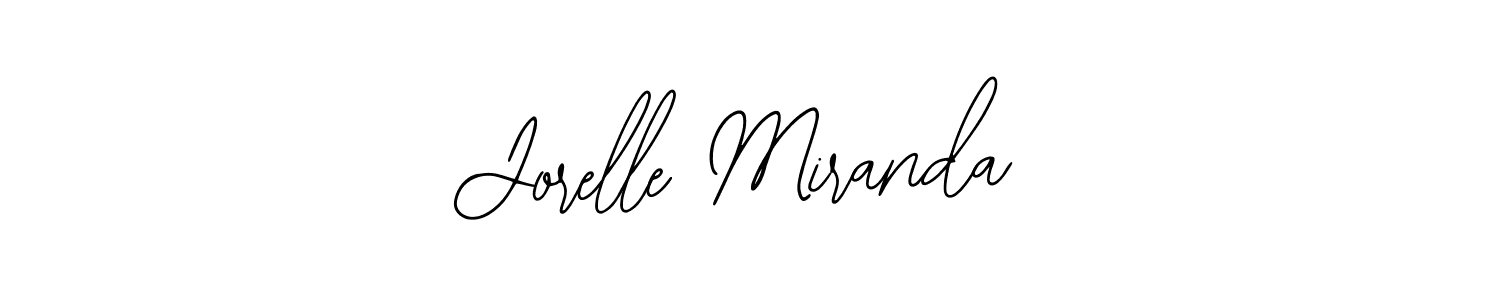 Design your own signature with our free online signature maker. With this signature software, you can create a handwritten (Bearetta-2O07w) signature for name Jorelle Miranda. Jorelle Miranda signature style 12 images and pictures png