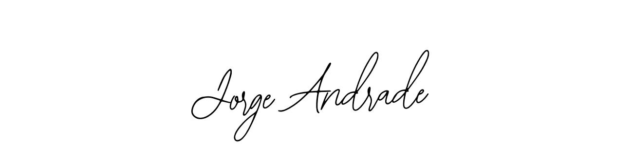 It looks lik you need a new signature style for name Jorge Andrade. Design unique handwritten (Bearetta-2O07w) signature with our free signature maker in just a few clicks. Jorge Andrade signature style 12 images and pictures png