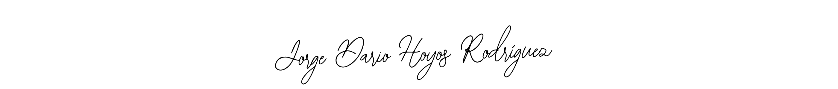 How to make Jorge Dario Hoyos Rodríguez signature? Bearetta-2O07w is a professional autograph style. Create handwritten signature for Jorge Dario Hoyos Rodríguez name. Jorge Dario Hoyos Rodríguez signature style 12 images and pictures png