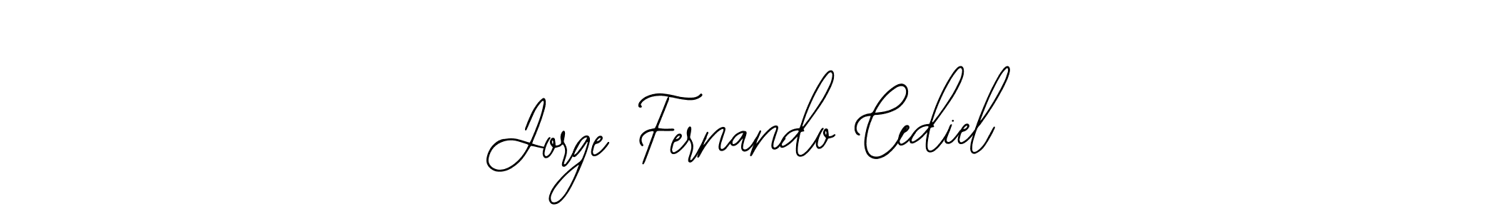 This is the best signature style for the Jorge Fernando Cediel name. Also you like these signature font (Bearetta-2O07w). Mix name signature. Jorge Fernando Cediel signature style 12 images and pictures png