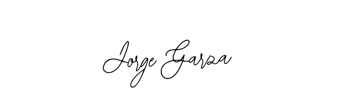 You should practise on your own different ways (Bearetta-2O07w) to write your name (Jorge Garza) in signature. don't let someone else do it for you. Jorge Garza signature style 12 images and pictures png