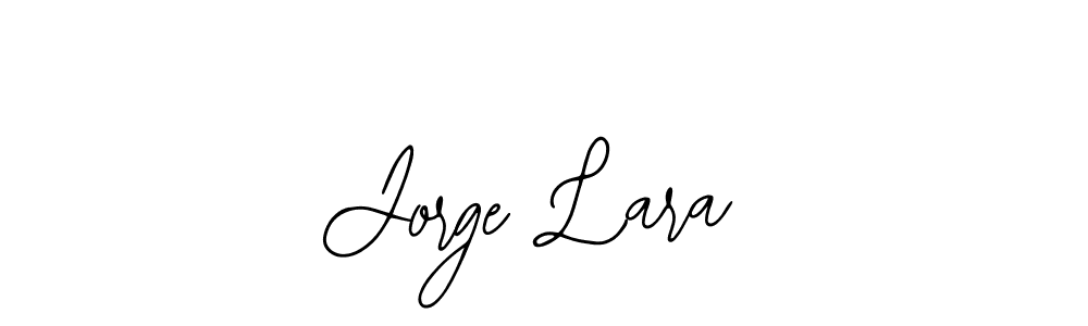 Use a signature maker to create a handwritten signature online. With this signature software, you can design (Bearetta-2O07w) your own signature for name Jorge Lara. Jorge Lara signature style 12 images and pictures png