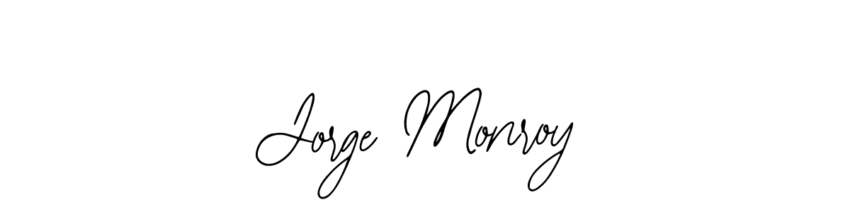 Also we have Jorge Monroy name is the best signature style. Create professional handwritten signature collection using Bearetta-2O07w autograph style. Jorge Monroy signature style 12 images and pictures png