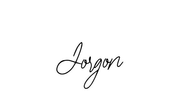 How to make Jorgon signature? Bearetta-2O07w is a professional autograph style. Create handwritten signature for Jorgon name. Jorgon signature style 12 images and pictures png