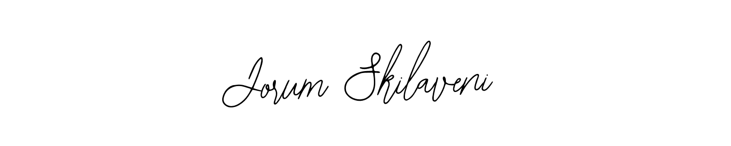 Similarly Bearetta-2O07w is the best handwritten signature design. Signature creator online .You can use it as an online autograph creator for name Jorum Skilaveni. Jorum Skilaveni signature style 12 images and pictures png