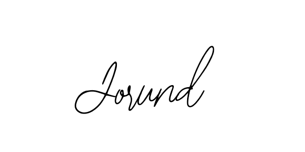 Design your own signature with our free online signature maker. With this signature software, you can create a handwritten (Bearetta-2O07w) signature for name Jorund. Jorund signature style 12 images and pictures png