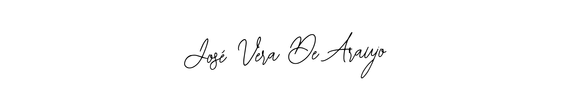 Make a beautiful signature design for name José Vera De Araujo. With this signature (Bearetta-2O07w) style, you can create a handwritten signature for free. José Vera De Araujo signature style 12 images and pictures png