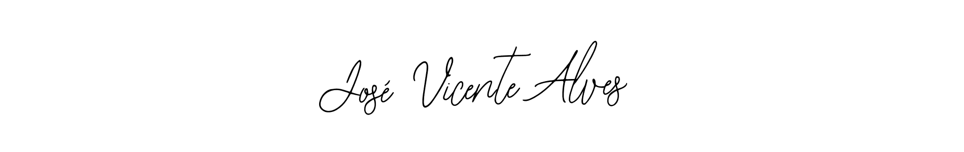 Use a signature maker to create a handwritten signature online. With this signature software, you can design (Bearetta-2O07w) your own signature for name José Vicente Alves. José Vicente Alves signature style 12 images and pictures png