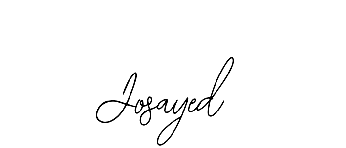 How to make Josayed signature? Bearetta-2O07w is a professional autograph style. Create handwritten signature for Josayed name. Josayed signature style 12 images and pictures png