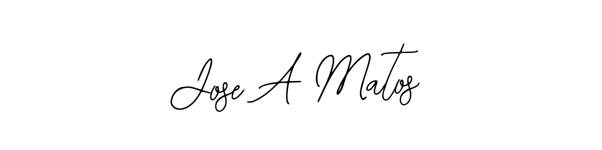 if you are searching for the best signature style for your name Jose A Matos. so please give up your signature search. here we have designed multiple signature styles  using Bearetta-2O07w. Jose A Matos signature style 12 images and pictures png