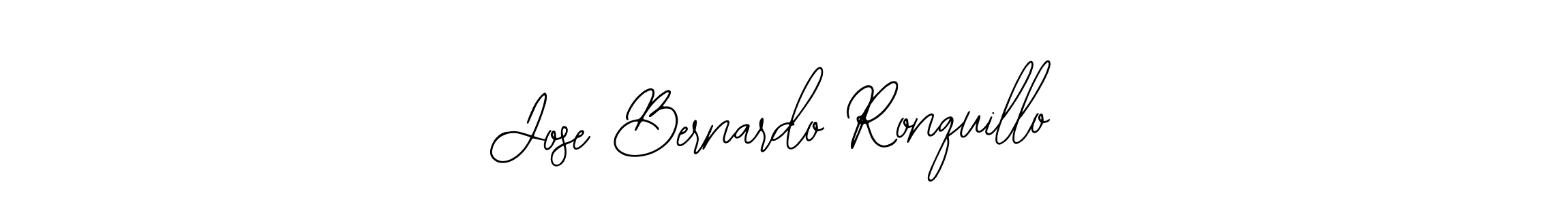 How to make Jose Bernardo Ronquillo name signature. Use Bearetta-2O07w style for creating short signs online. This is the latest handwritten sign. Jose Bernardo Ronquillo signature style 12 images and pictures png