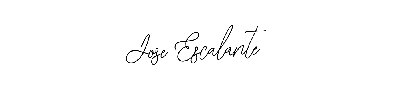 Use a signature maker to create a handwritten signature online. With this signature software, you can design (Bearetta-2O07w) your own signature for name Jose Escalante. Jose Escalante signature style 12 images and pictures png