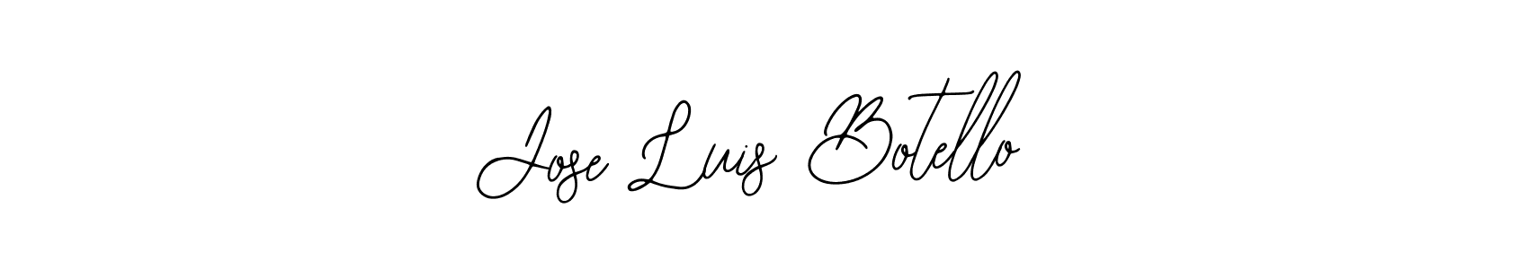 Use a signature maker to create a handwritten signature online. With this signature software, you can design (Bearetta-2O07w) your own signature for name Jose Luis Botello. Jose Luis Botello signature style 12 images and pictures png