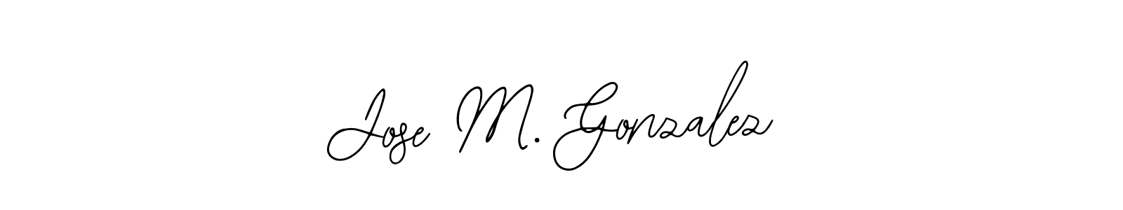 Best and Professional Signature Style for Jose M. Gonzalez. Bearetta-2O07w Best Signature Style Collection. Jose M. Gonzalez signature style 12 images and pictures png