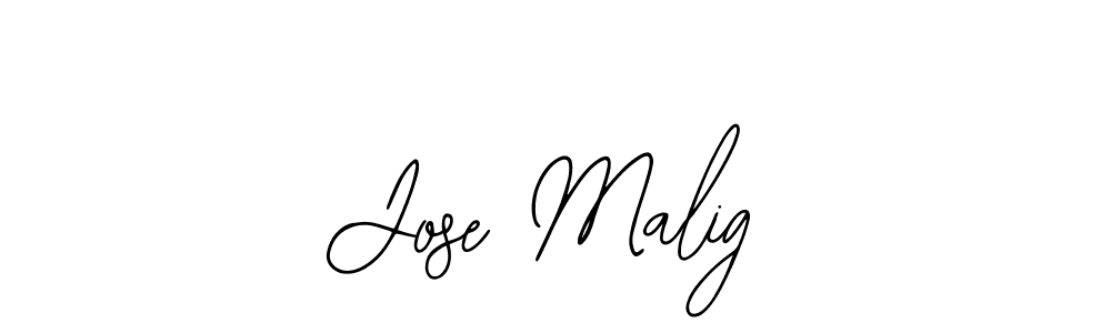 Similarly Bearetta-2O07w is the best handwritten signature design. Signature creator online .You can use it as an online autograph creator for name Jose Malig. Jose Malig signature style 12 images and pictures png