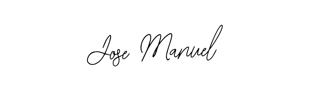 Design your own signature with our free online signature maker. With this signature software, you can create a handwritten (Bearetta-2O07w) signature for name Jose Manuel. Jose Manuel signature style 12 images and pictures png