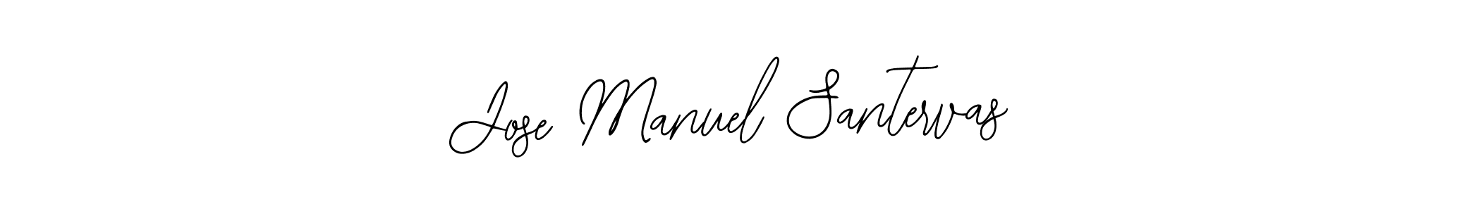 How to make Jose Manuel Santervas name signature. Use Bearetta-2O07w style for creating short signs online. This is the latest handwritten sign. Jose Manuel Santervas signature style 12 images and pictures png