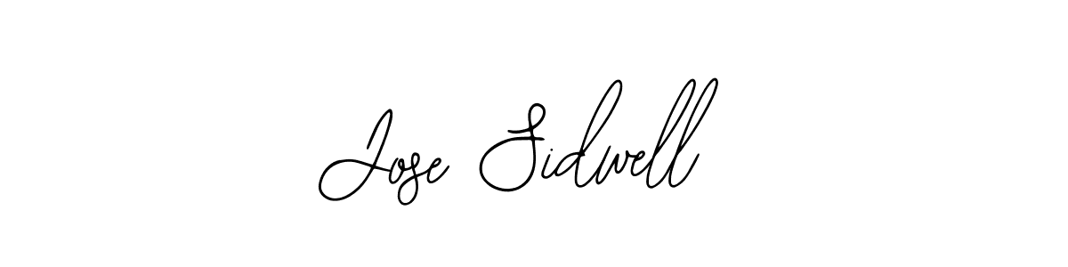 How to make Jose Sidwell signature? Bearetta-2O07w is a professional autograph style. Create handwritten signature for Jose Sidwell name. Jose Sidwell signature style 12 images and pictures png