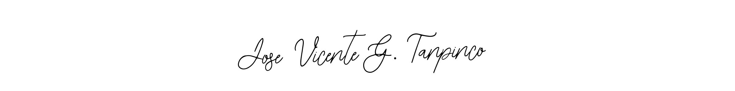 Make a beautiful signature design for name Jose Vicente G. Tanpinco. Use this online signature maker to create a handwritten signature for free. Jose Vicente G. Tanpinco signature style 12 images and pictures png