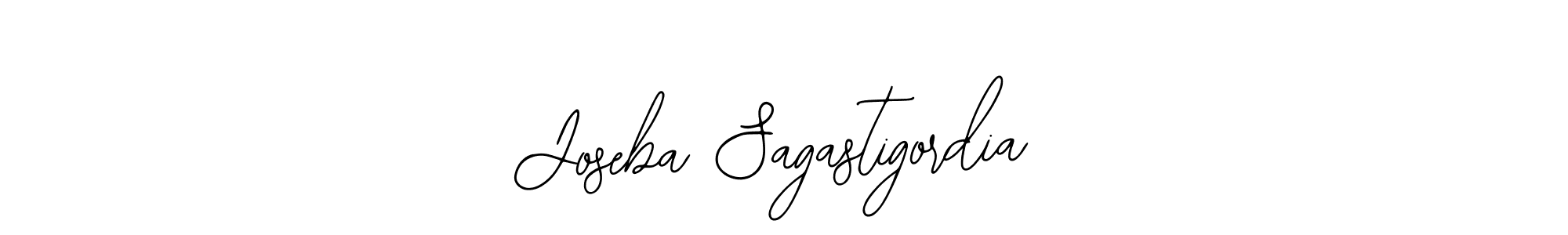 You should practise on your own different ways (Bearetta-2O07w) to write your name (Joseba Sagastigordia) in signature. don't let someone else do it for you. Joseba Sagastigordia signature style 12 images and pictures png