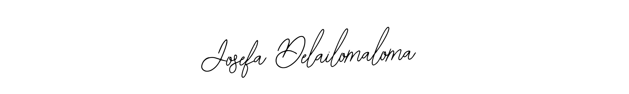 How to make Josefa Delailomaloma name signature. Use Bearetta-2O07w style for creating short signs online. This is the latest handwritten sign. Josefa Delailomaloma signature style 12 images and pictures png