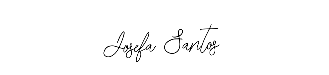 How to make Josefa Santos signature? Bearetta-2O07w is a professional autograph style. Create handwritten signature for Josefa Santos name. Josefa Santos signature style 12 images and pictures png