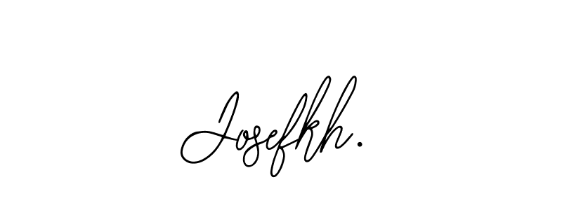 Also we have Josefkh. name is the best signature style. Create professional handwritten signature collection using Bearetta-2O07w autograph style. Josefkh. signature style 12 images and pictures png