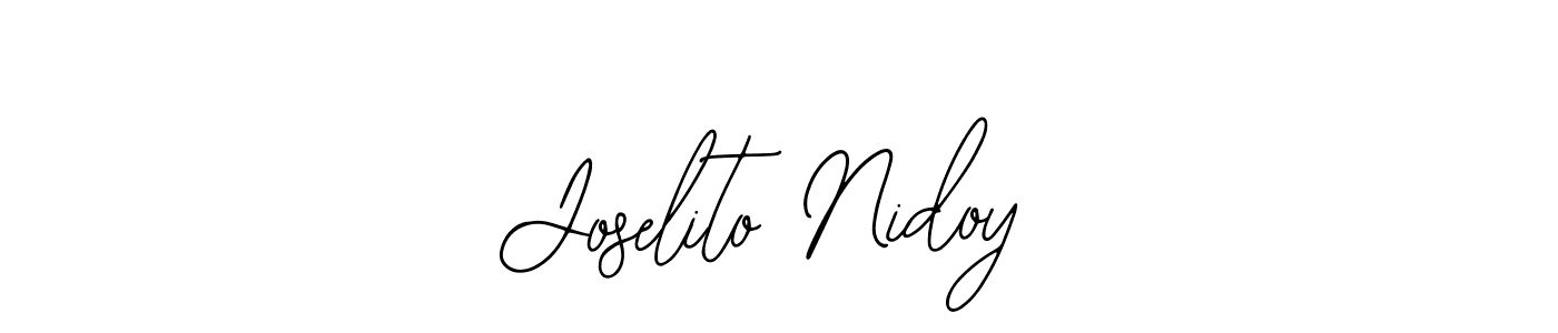 if you are searching for the best signature style for your name Joselito Nidoy. so please give up your signature search. here we have designed multiple signature styles  using Bearetta-2O07w. Joselito Nidoy signature style 12 images and pictures png