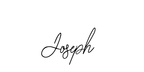 You should practise on your own different ways (Bearetta-2O07w) to write your name (Joseph) in signature. don't let someone else do it for you. Joseph signature style 12 images and pictures png