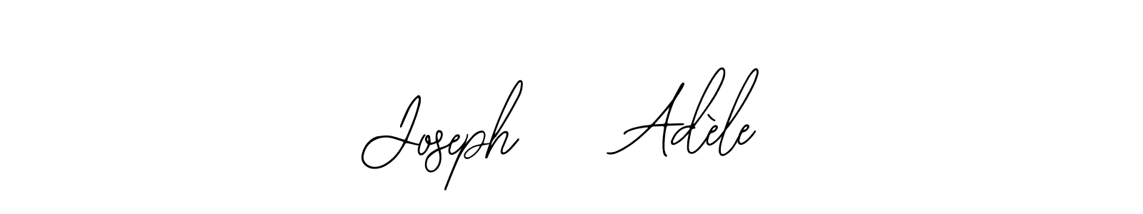 How to Draw Joseph    Adèle signature style? Bearetta-2O07w is a latest design signature styles for name Joseph    Adèle. Joseph    Adèle signature style 12 images and pictures png