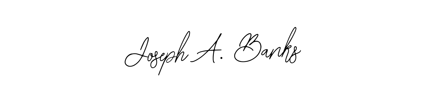 Bearetta-2O07w is a professional signature style that is perfect for those who want to add a touch of class to their signature. It is also a great choice for those who want to make their signature more unique. Get Joseph A. Banks name to fancy signature for free. Joseph A. Banks signature style 12 images and pictures png