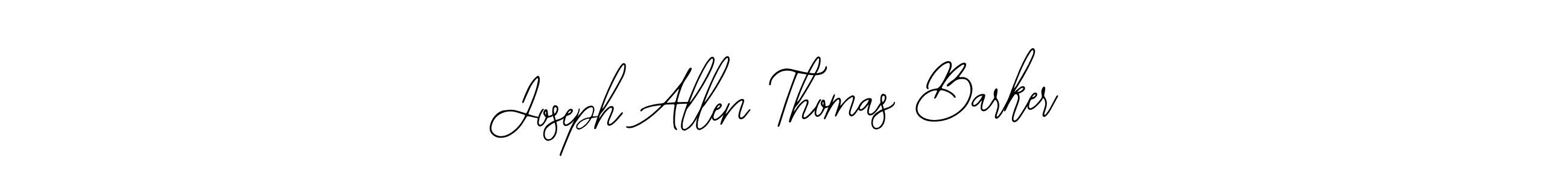 Make a short Joseph Allen Thomas Barker signature style. Manage your documents anywhere anytime using Bearetta-2O07w. Create and add eSignatures, submit forms, share and send files easily. Joseph Allen Thomas Barker signature style 12 images and pictures png