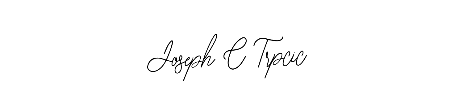 Design your own signature with our free online signature maker. With this signature software, you can create a handwritten (Bearetta-2O07w) signature for name Joseph C Trpcic. Joseph C Trpcic signature style 12 images and pictures png