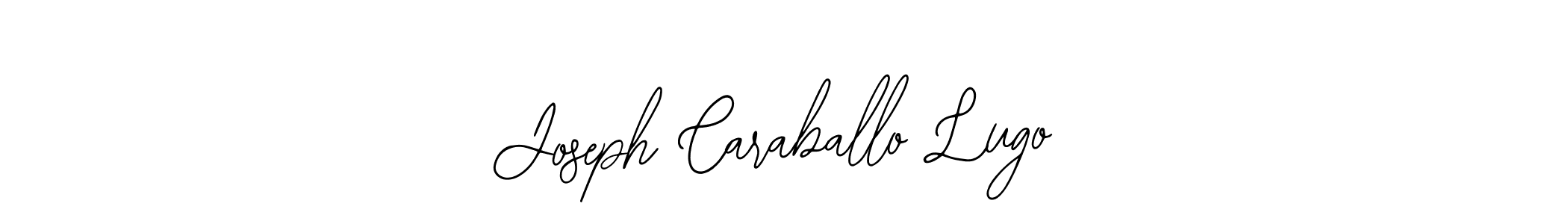 How to make Joseph Caraballo Lugo name signature. Use Bearetta-2O07w style for creating short signs online. This is the latest handwritten sign. Joseph Caraballo Lugo signature style 12 images and pictures png