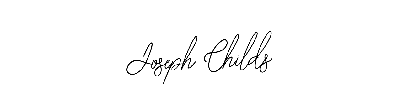 How to make Joseph Childs name signature. Use Bearetta-2O07w style for creating short signs online. This is the latest handwritten sign. Joseph Childs signature style 12 images and pictures png