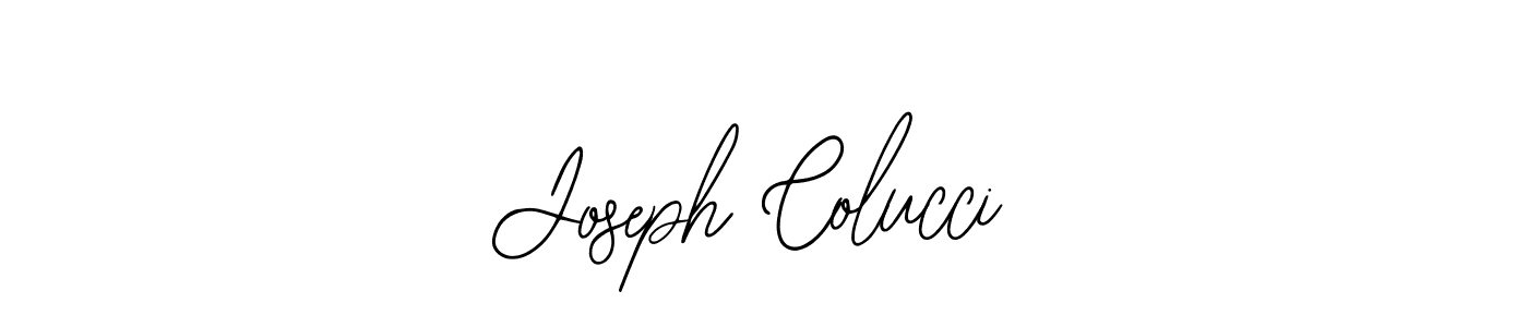 How to make Joseph Colucci name signature. Use Bearetta-2O07w style for creating short signs online. This is the latest handwritten sign. Joseph Colucci signature style 12 images and pictures png