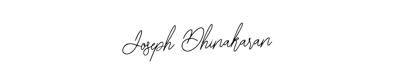 How to make Joseph Dhinakaran name signature. Use Bearetta-2O07w style for creating short signs online. This is the latest handwritten sign. Joseph Dhinakaran signature style 12 images and pictures png