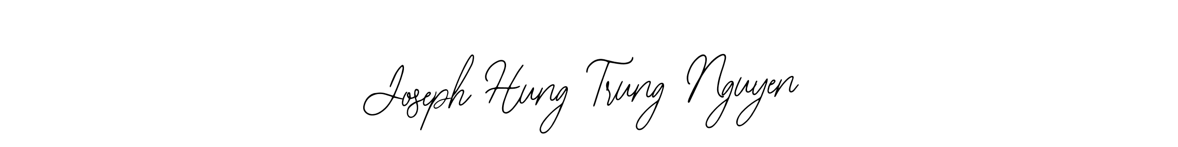 Make a beautiful signature design for name Joseph Hung Trung Nguyen. With this signature (Bearetta-2O07w) style, you can create a handwritten signature for free. Joseph Hung Trung Nguyen signature style 12 images and pictures png