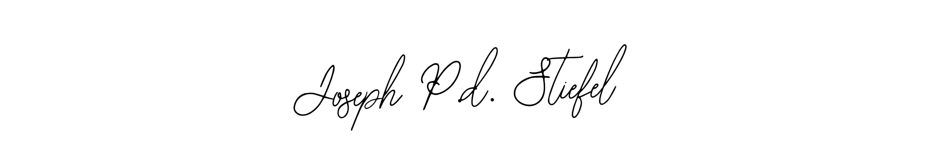Create a beautiful signature design for name Joseph P.d. Stiefel. With this signature (Bearetta-2O07w) fonts, you can make a handwritten signature for free. Joseph P.d. Stiefel signature style 12 images and pictures png