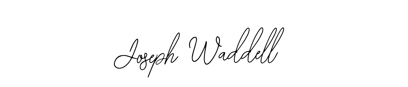 You should practise on your own different ways (Bearetta-2O07w) to write your name (Joseph Waddell) in signature. don't let someone else do it for you. Joseph Waddell signature style 12 images and pictures png