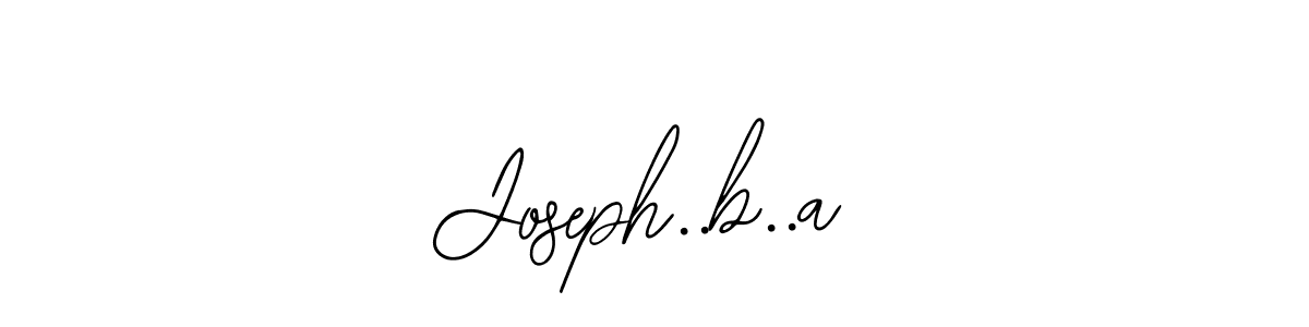Create a beautiful signature design for name Joseph..b..a. With this signature (Bearetta-2O07w) fonts, you can make a handwritten signature for free. Joseph..b..a signature style 12 images and pictures png