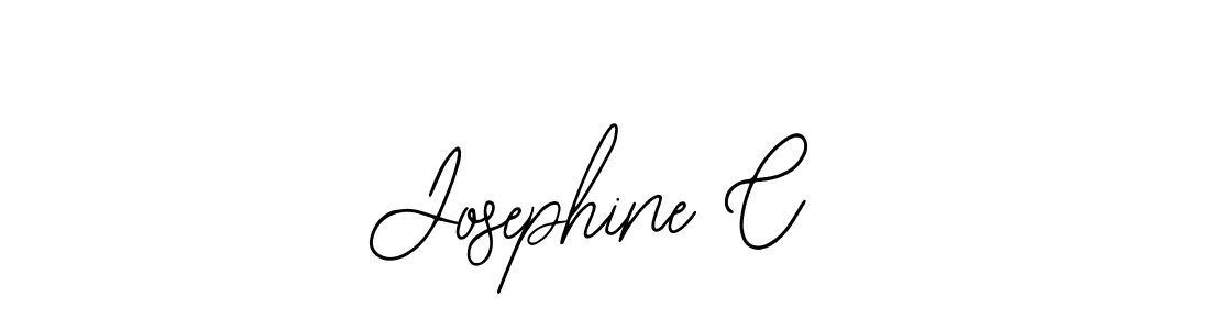 The best way (Bearetta-2O07w) to make a short signature is to pick only two or three words in your name. The name Josephine C include a total of six letters. For converting this name. Josephine C signature style 12 images and pictures png