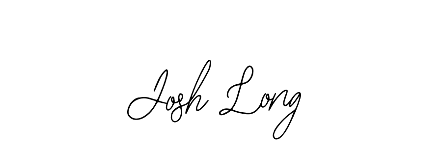 Design your own signature with our free online signature maker. With this signature software, you can create a handwritten (Bearetta-2O07w) signature for name Josh Long. Josh Long signature style 12 images and pictures png