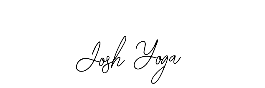 Bearetta-2O07w is a professional signature style that is perfect for those who want to add a touch of class to their signature. It is also a great choice for those who want to make their signature more unique. Get Josh Yoga name to fancy signature for free. Josh Yoga signature style 12 images and pictures png