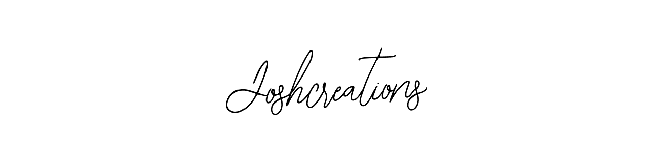 Make a beautiful signature design for name Joshcreations. With this signature (Bearetta-2O07w) style, you can create a handwritten signature for free. Joshcreations signature style 12 images and pictures png