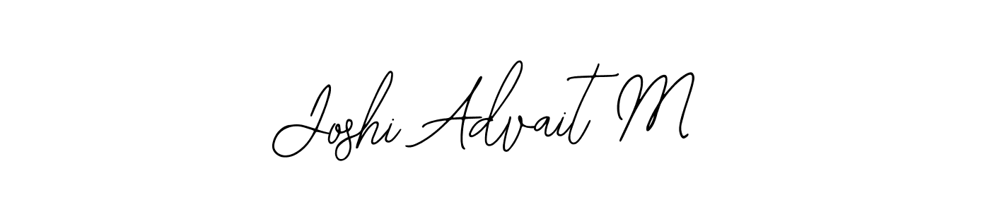 Create a beautiful signature design for name Joshi Advait M. With this signature (Bearetta-2O07w) fonts, you can make a handwritten signature for free. Joshi Advait M signature style 12 images and pictures png