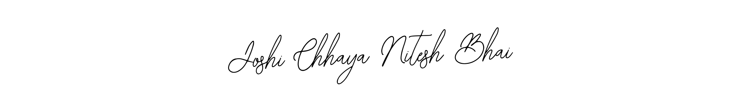 How to make Joshi Chhaya Nitesh Bhai signature? Bearetta-2O07w is a professional autograph style. Create handwritten signature for Joshi Chhaya Nitesh Bhai name. Joshi Chhaya Nitesh Bhai signature style 12 images and pictures png