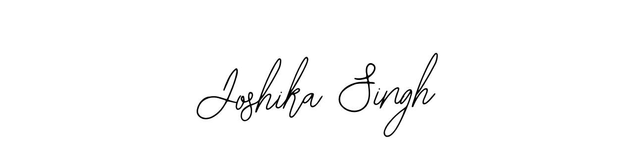 Create a beautiful signature design for name Joshika Singh. With this signature (Bearetta-2O07w) fonts, you can make a handwritten signature for free. Joshika Singh signature style 12 images and pictures png