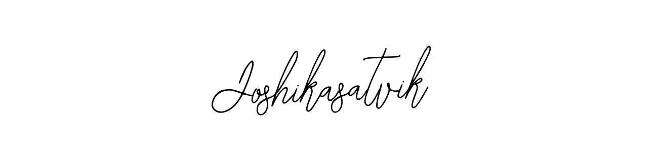 Create a beautiful signature design for name Joshikasatvik. With this signature (Bearetta-2O07w) fonts, you can make a handwritten signature for free. Joshikasatvik signature style 12 images and pictures png